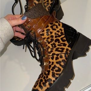Michael Kors Cheetah Boots SIZE 9